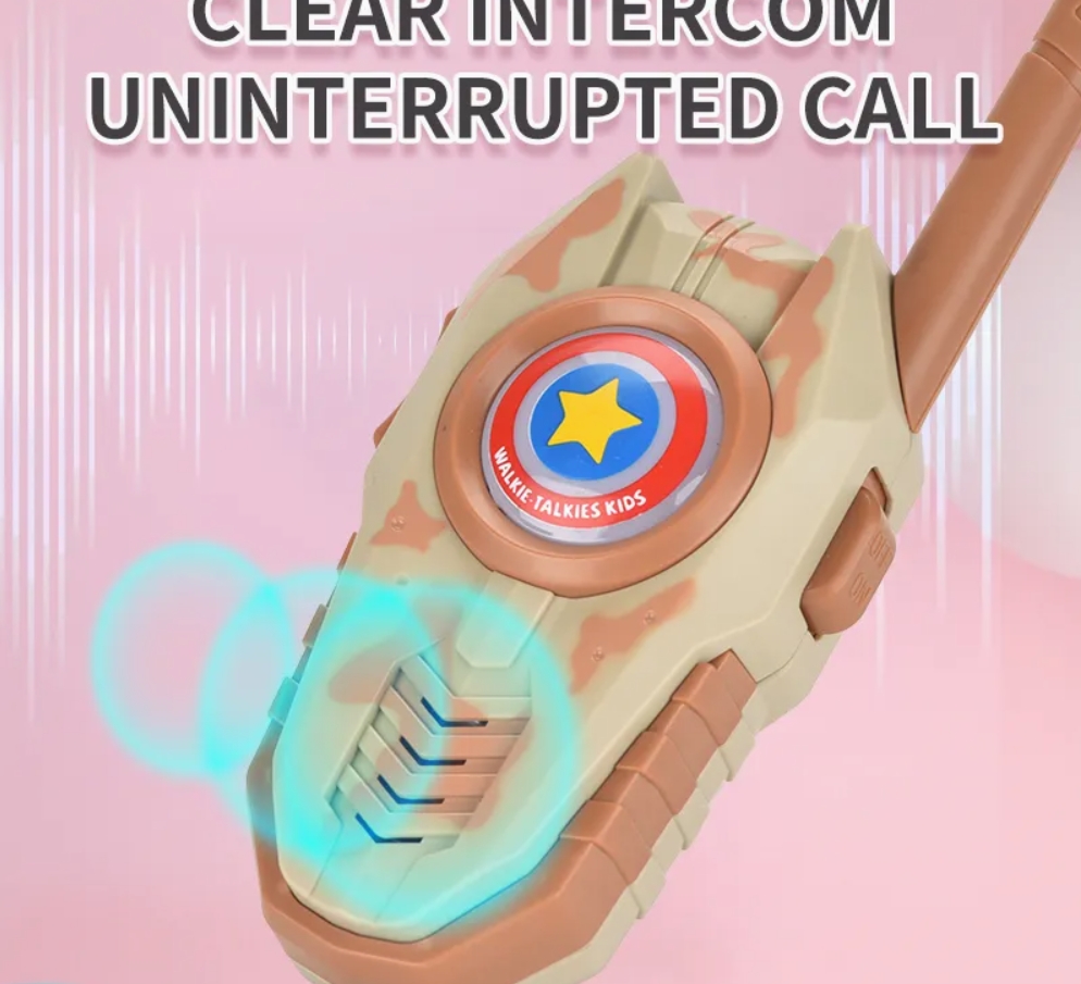Walkie - talkie de camuflaje infantil - juguetes de comunicación al aire libre de larga distancia de 3 millas