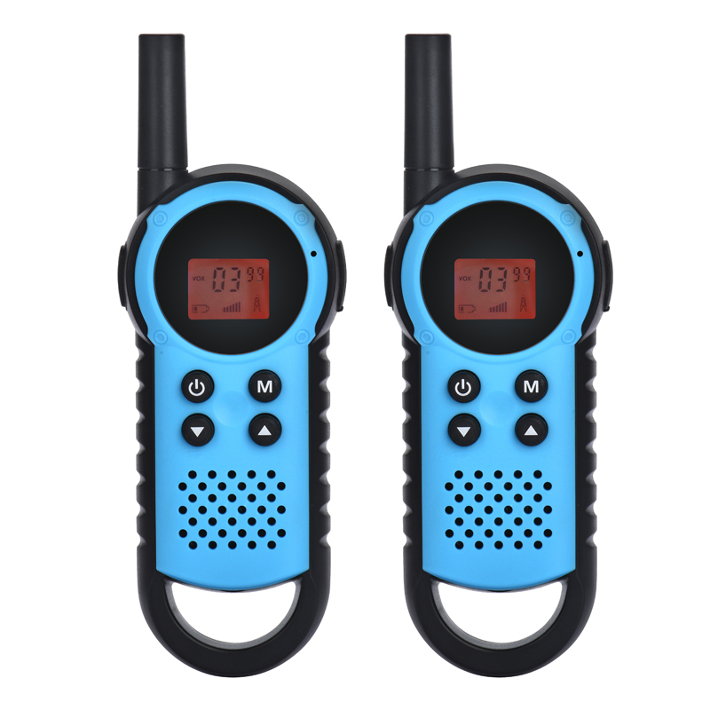 Walkie - talkie infantil - rango 3 - 5 km, 0,5w, 8 - 22 canales, con Vox y linterna