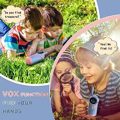 3-Mile Kids Walkie Talkie with USB Rechargeable Battery, 22 Channels, and Simple Operation