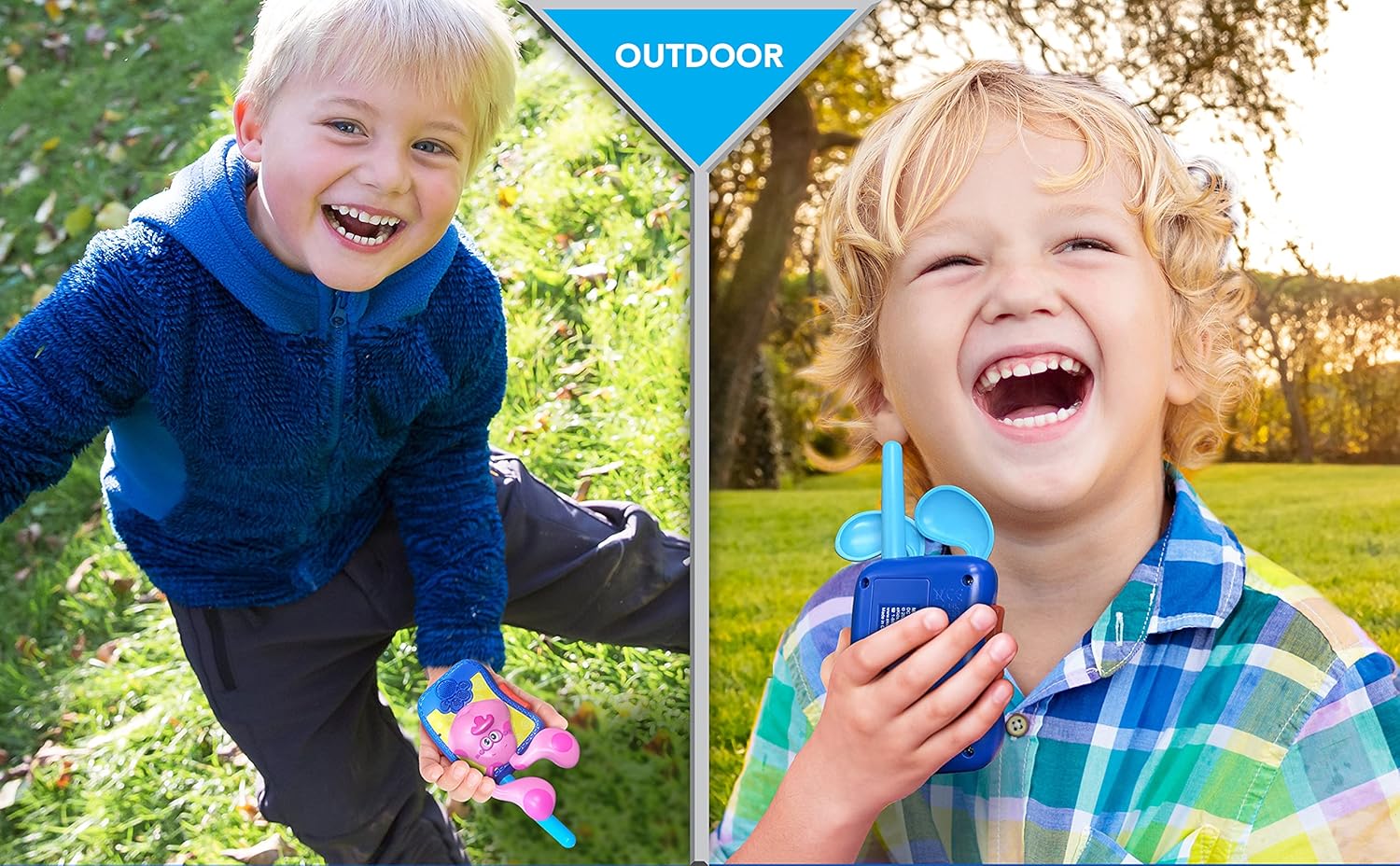 Very Cute Cartoon Style Lightweight 0.5W Kids Toy Walkie Talkie with Crystal Clear Audio