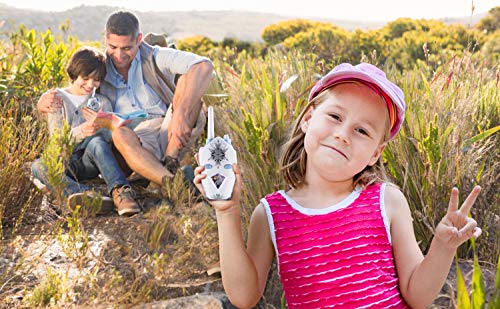 Kids Walkie Talkies – Light-Up Graphics, SFX Button, Push-to-Talk, Blue