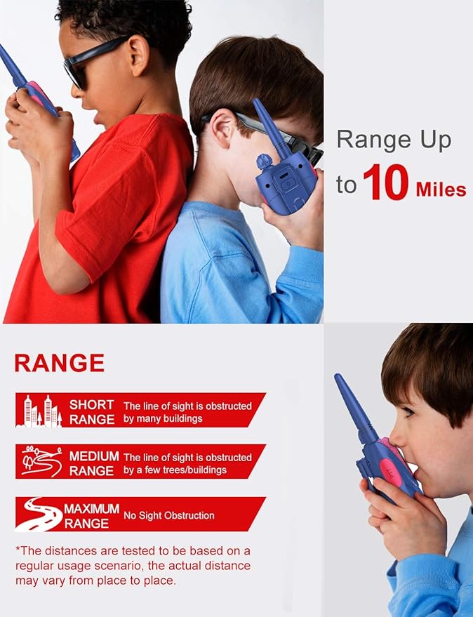 Spiderweb-Themed Kids Walkie Talkies - 2-Pack with Long Range, VOX Hands-Free, and Rechargeable Battery