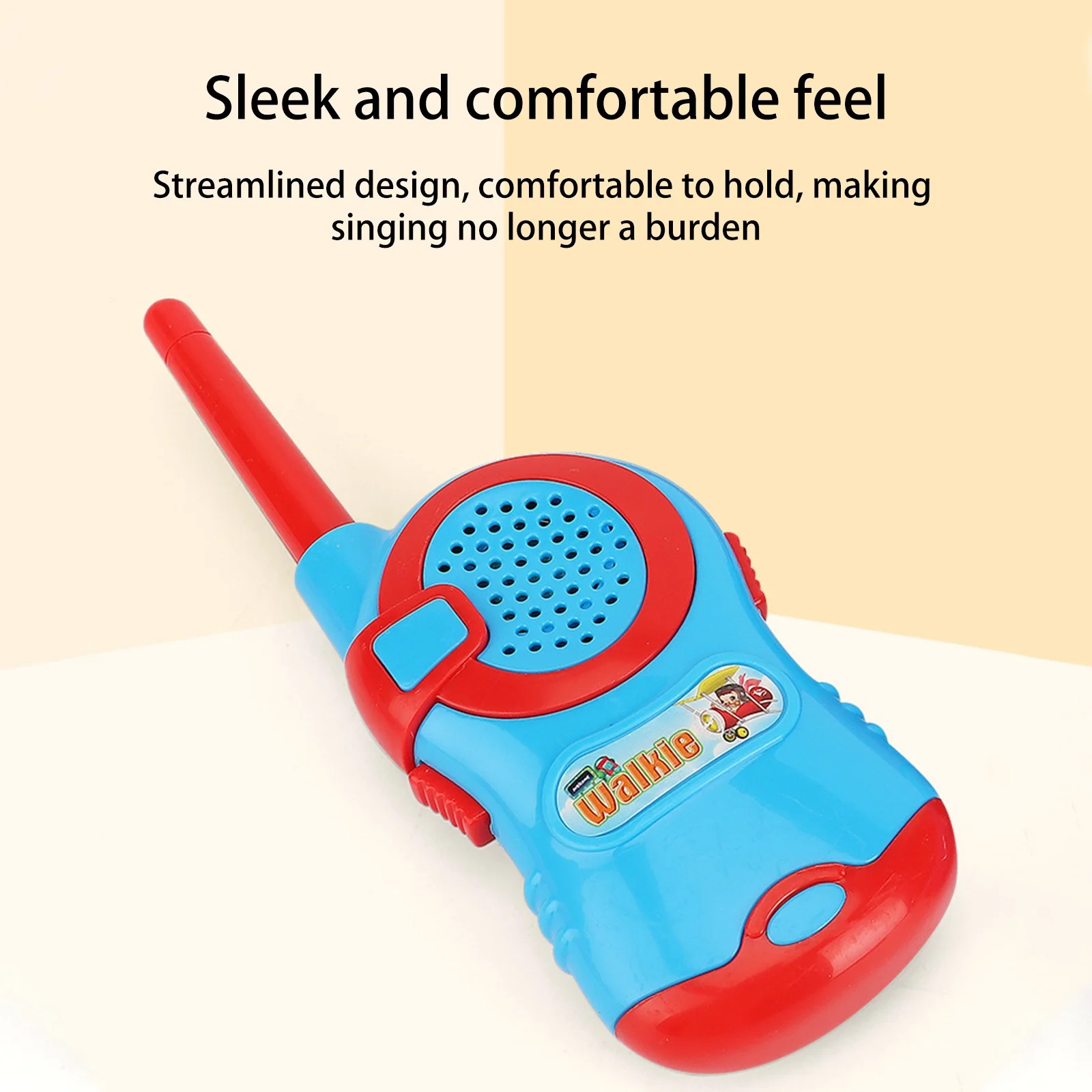 Kids' Walkie Talkie, Two-Way Communication, Blue and Red, Suitable for Ages 3+