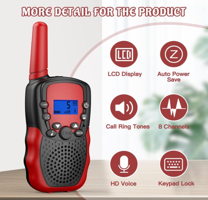 Dětské Walkie Talkies s jasným zvukem a dlouhým rozsahem – perfektní dárek pro děti