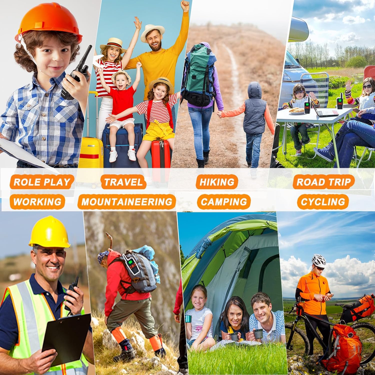 Long Range Walkie Talkies – Up to 20 Miles Communication, AAA Battery Powered, Ideal for Outdoor Adventures