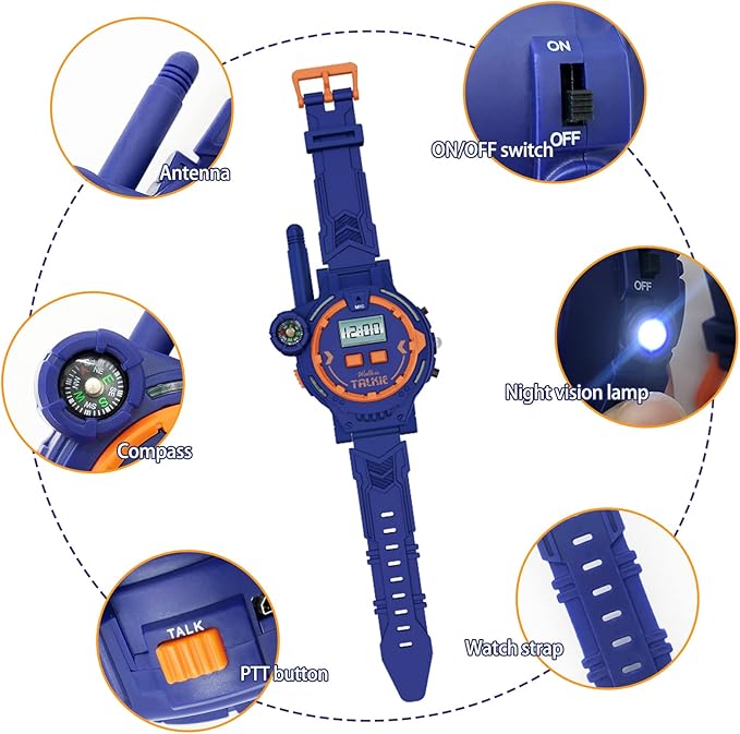 Montre Talkie-Walkie Multifonction pour Enfants