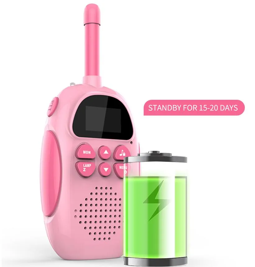 Long-Range Kids Walkie Talkies - 3km Communication Distance, Clear Sound, and Easy Operation