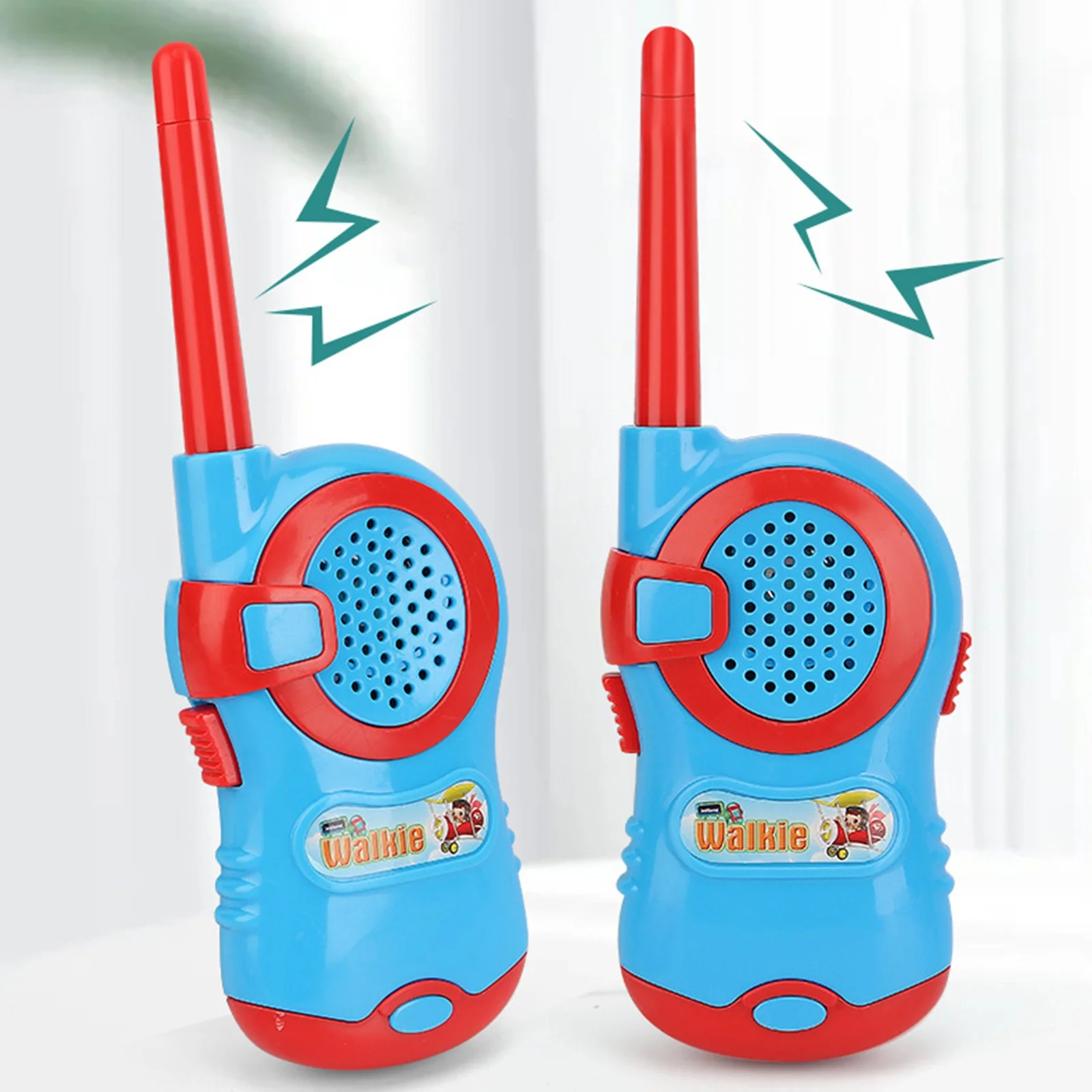 Kids' Walkie Talkie, Two-Way Communication, Blue and Red, Suitable for Ages 3+