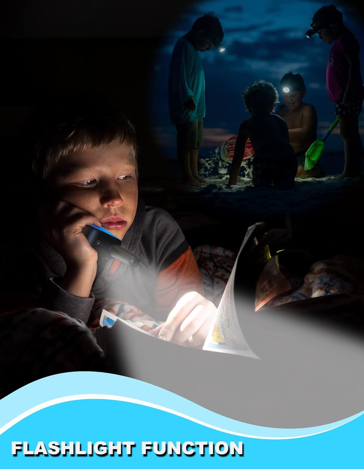 Rechargeable Walkie Talkies for Kids & Adults - 4-Pack Two-Way Radios with LED Display, USB Charging, 22 Channels, and Long Range