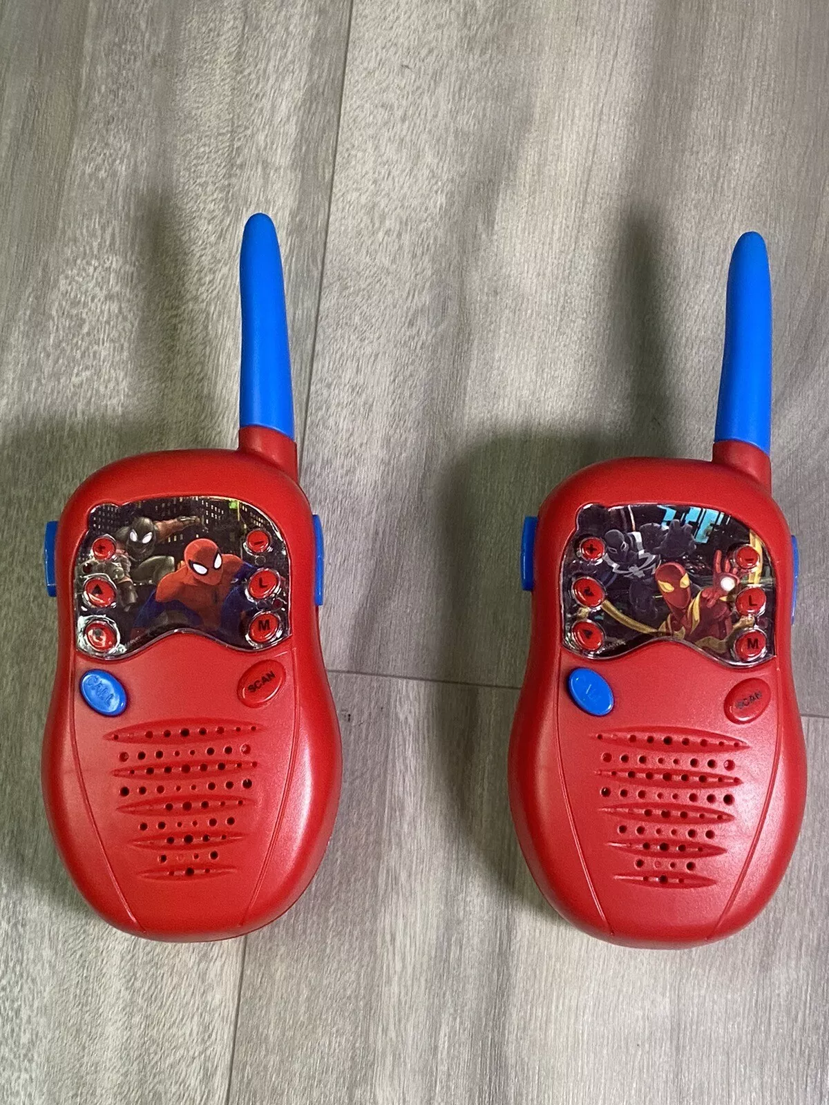 3 Miles Kids Walkie Talkies – Red and Blue Fun Design, Ideal for Indoor and Outdoor Play