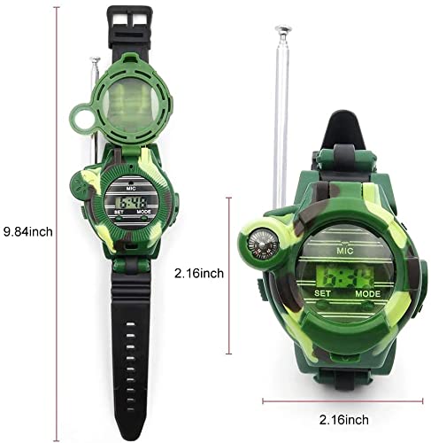 Children's Walkie Talkie Watch with Extendable Antenna and Compass 0.5W Kids Toy Walkie Talkie