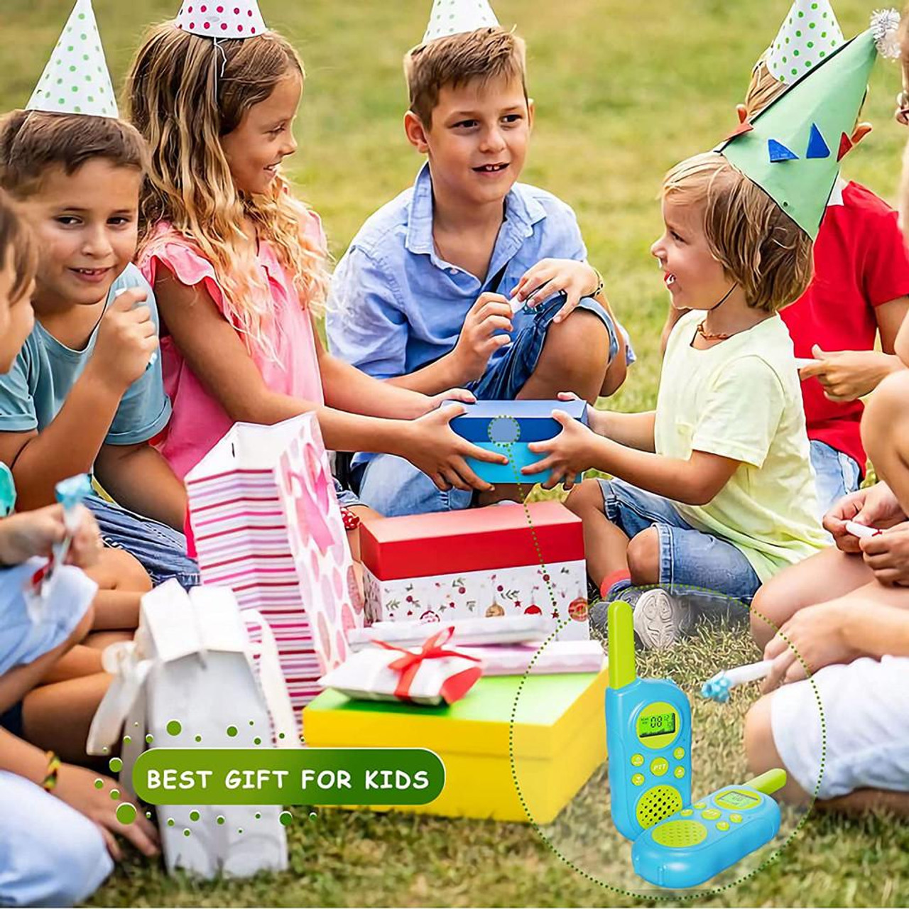 Kids Walkie Talkies - 3 Miles Long Range Two-Way Radios for Outdoor and Indoor Play