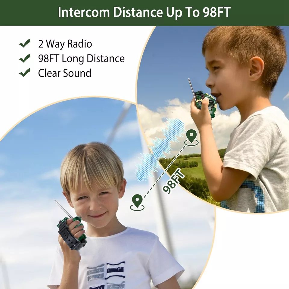 Svítilna Toy Walkie Talkie, Dětské Walkie Talkies s 3 Miles Range, ToyWalkieTalkie.com