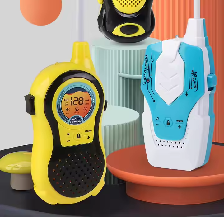 WT-107 Kids Walkie Talkie Set - Camouflage Design with 25m Range