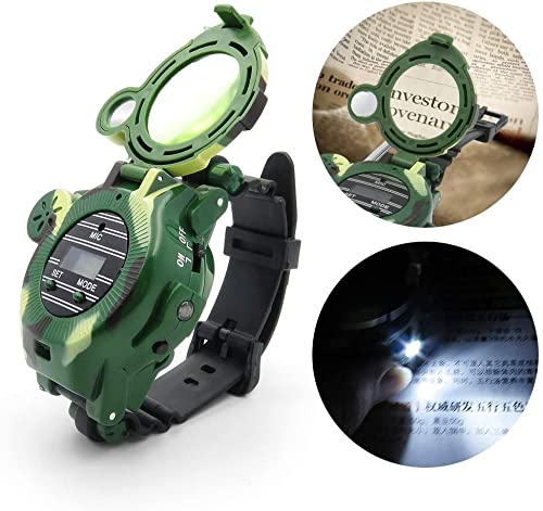 Children's Walkie Talkie Watch with Extendable Antenna and Compass 0.5W Kids Toy Walkie Talkie