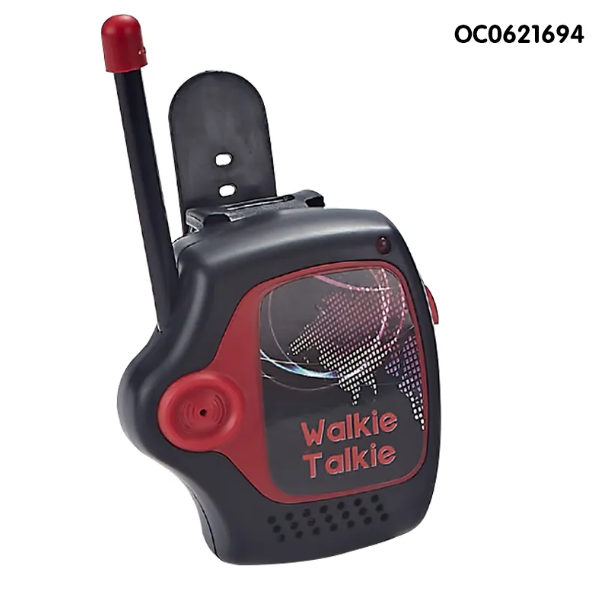 Kids Two-Way Wrist Walkie Talkie with Antenna and Clip-On Design