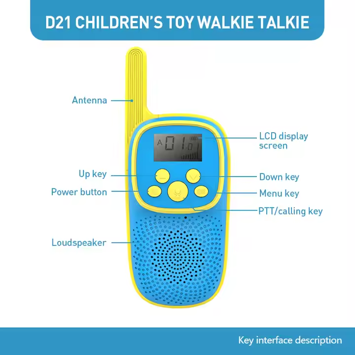 Kids Walkie Talkie - 3 Miles Range for Indoor and Outdoor Adventures