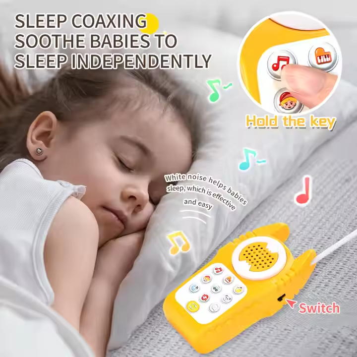 Parent-Child Walkie Talkie with Sleep Coaxing Feature - 500m Range Communication