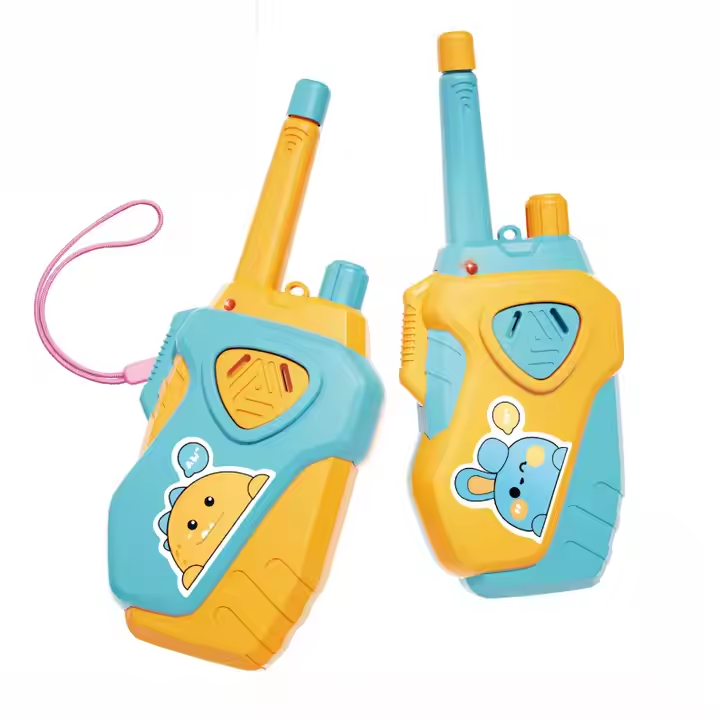 Kids Cartoon Walkie Talkie Set - Cute Animal Design with 2-Way Communication