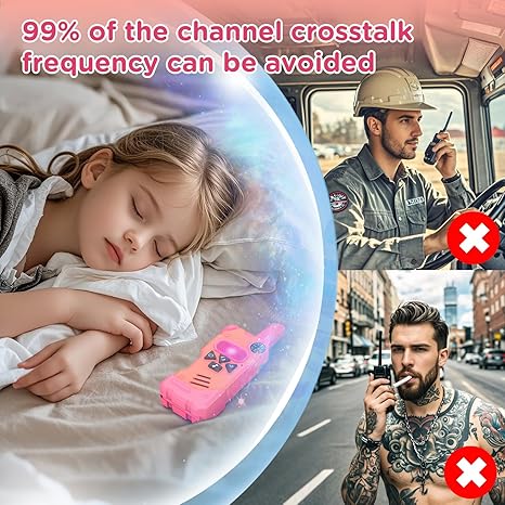 Multifunctional Kids Walkie Talkie with Compass and Flashlight - 3 Miles Range