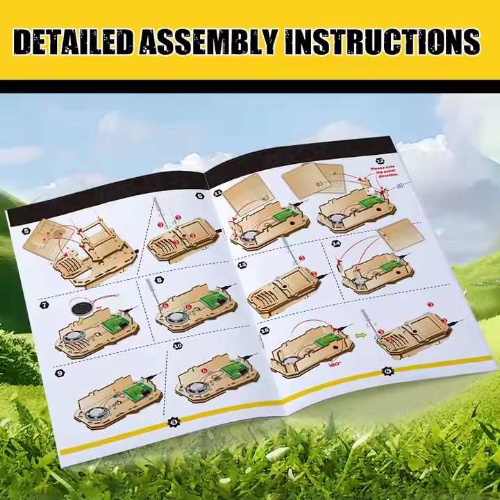 STEAM Educational Walkie Talkie Construction Kit for Kids - DIY Communication Toy