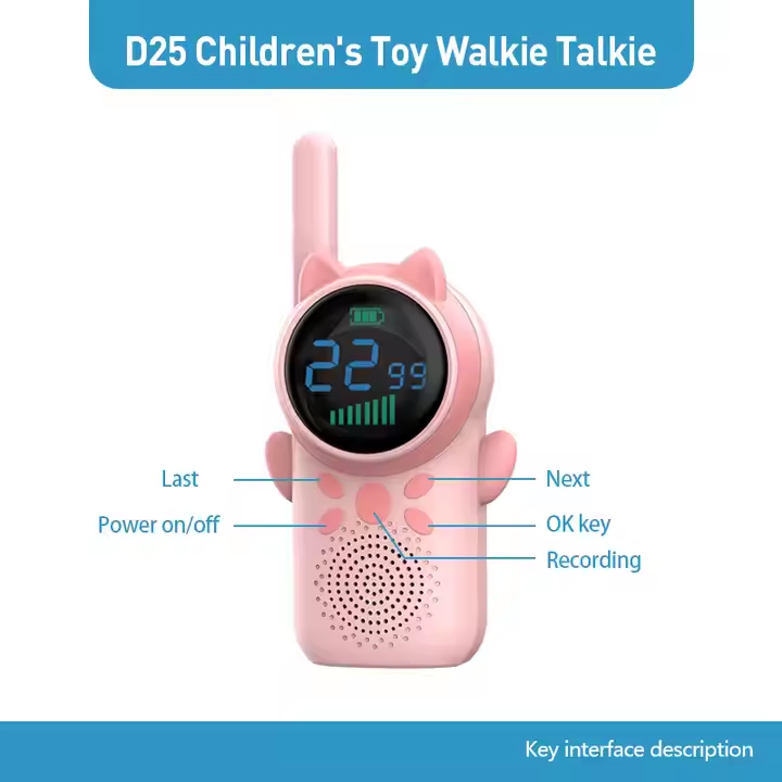 Svítilna Toy Walkie Talkie, Dětské Walkie Talkies s 3 Miles Range, ToyWalkieTalkie.com