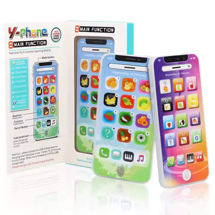 Y-Phone Toy with 8 Main Functions for Kids - Interactive Learning Mobile