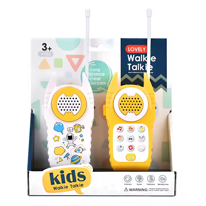 Parent-Child Walkie Talkie with Sleep Coaxing Feature - 500m Range Communication
