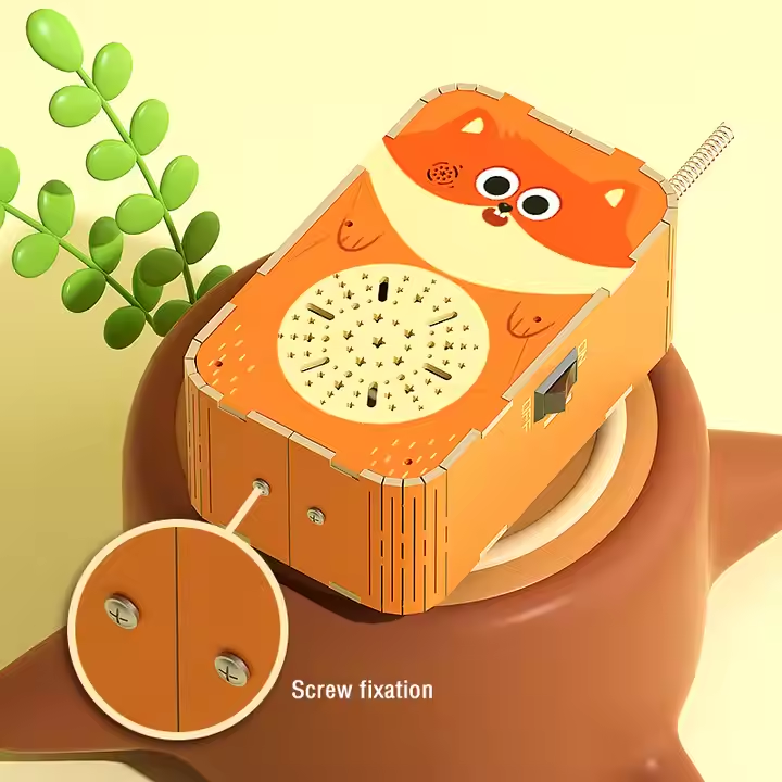 Kids Fox-Themed Walkie Talkie with Signal Lights - Fun and Interactive Toy
