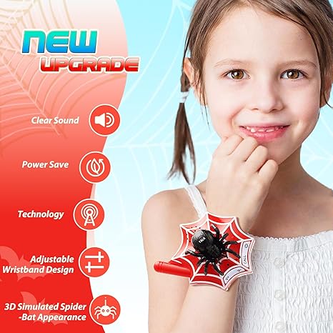 Spider-Themed Kids Walkie Talkie with Fun Design and 3 Miles Range