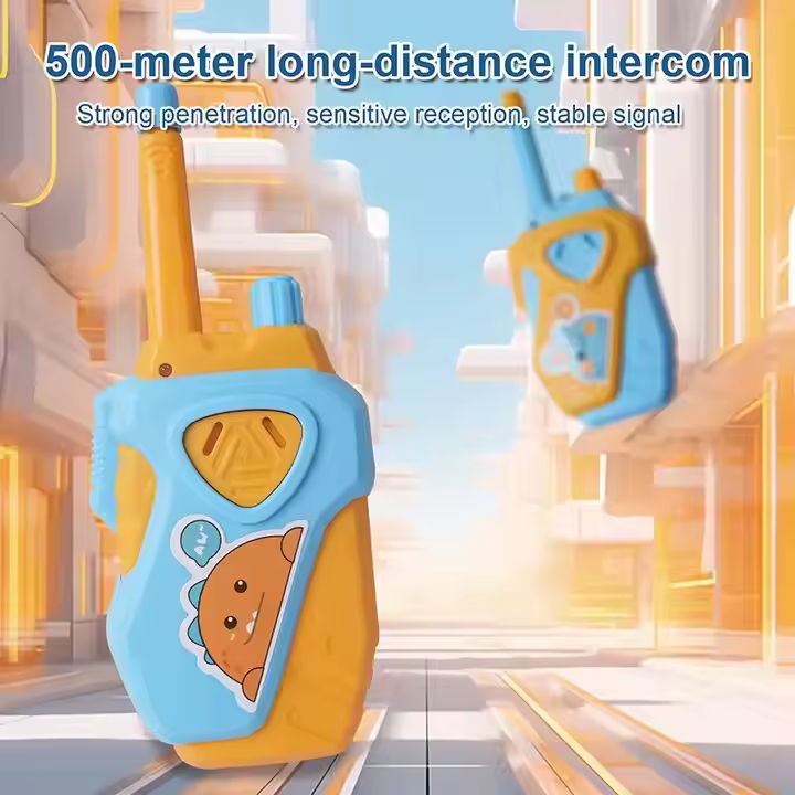 Kids Cartoon Walkie Talkie Set - Cute Animal Design with 2-Way Communication