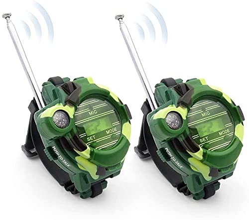 Children's Walkie Talkie Watch with Extendable Antenna and Compass 0.5W Kids Toy Walkie Talkie