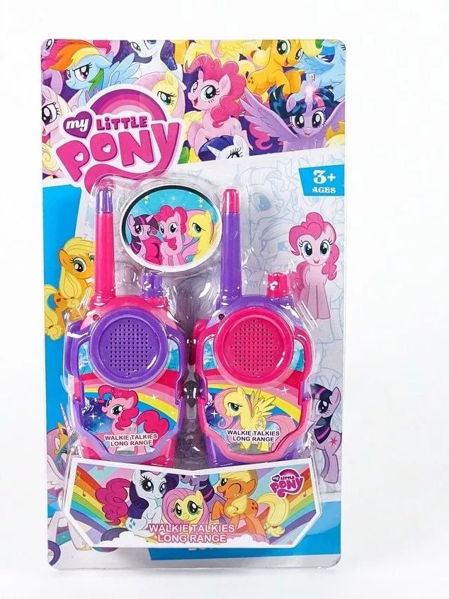Cartoon-Themed Kids' Walkie Talkie, Two-Way Communication, Multicolored, Suitable for Ages 3+